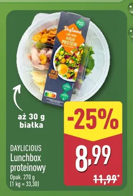 Lunchbox proteinowy Daylicious promocja w Aldi