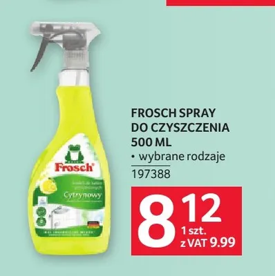 Spray do czyszczenia Frosch promocja w Selgros