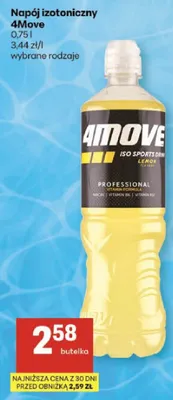 Napój izotoniczny 4Move promocja w Delikatesy Centrum