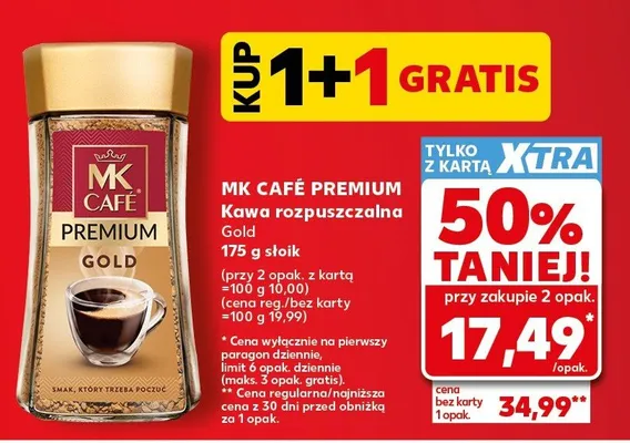 Kawa rozpuszczalna Gold promocja w Kaufland