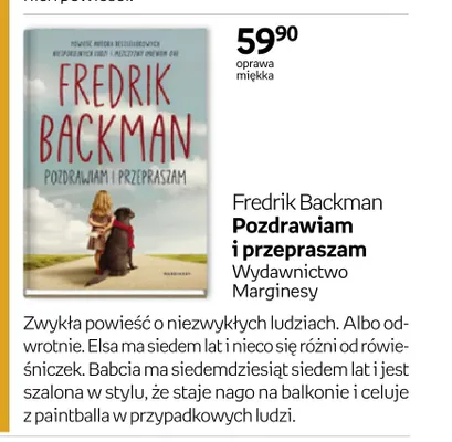 Książka Pozdrawiam i przepraszam promocja w Empik