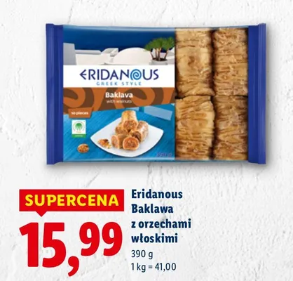 Baklawa z orzechami włoskimi promocja w Lidl