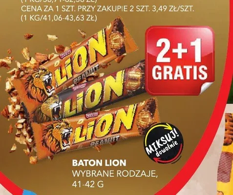 Baton LION promocja w Top Market