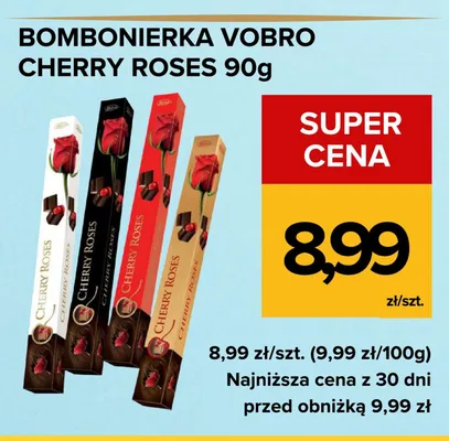 Bombonierka Vobro Cherry Roses promocja w Supeco