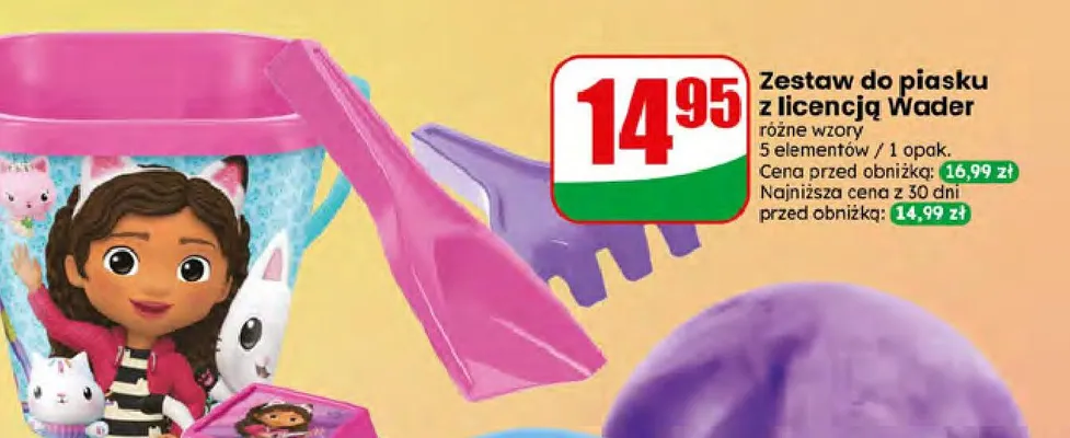 Zestaw do piasku Wader promocja w Dino