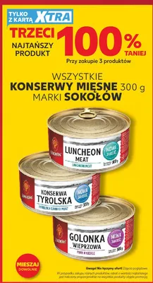 Konserwa Luncheon Meat Sokołów promocja w Kaufland