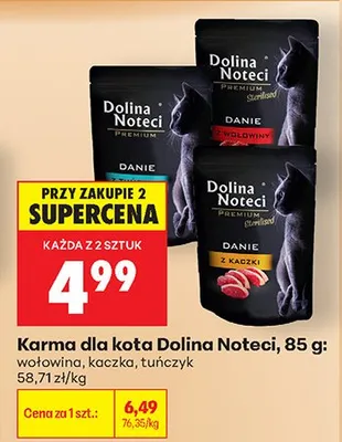 Karma dla kota danie z wołowiny promocja w Biedronka