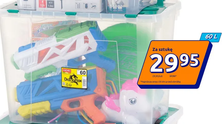Pojemnik DragonBox 60 l promocja w Action