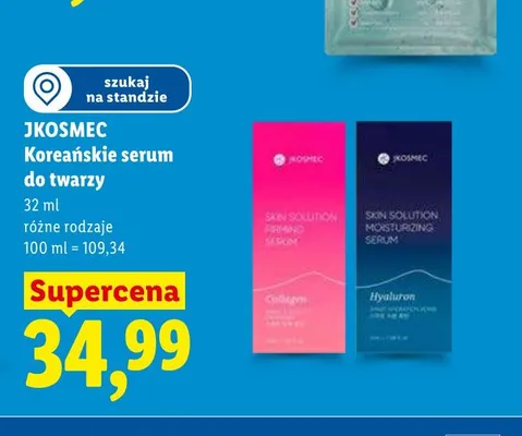 Koreańskie serum do twarzy JKOSMEC promocja w Lidl