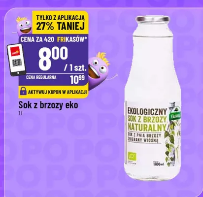 Sok z brzozy eko promocja w POLOmarket