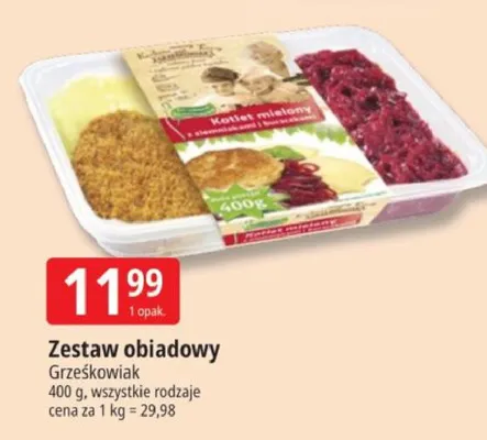 Zestaw obiadowy promocja w Leclerc