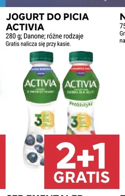 Jogurt do picia Activia Danone promocja w Stokrotka