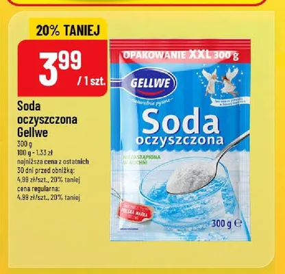 Soda oczyszczona Gellwe promocja w POLOmarket