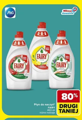 Płyn do naczyń Fairy Clean & Fresh promocja w Carrefour