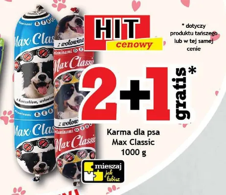 Karma dla psa Max Classic z kurczakiem i wołowiną promocja w Gram Market