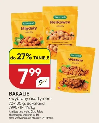 Bakalie Migdały promocja w Chata Polska