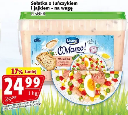 Sałatka z tuńczykiem i jajkiem - na wagę promocja w Prim Market