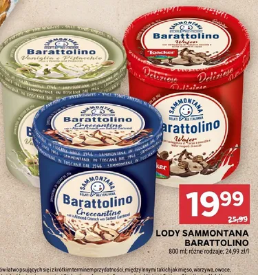 Lody Sammontana Barattolino promocja w Stokrotka
