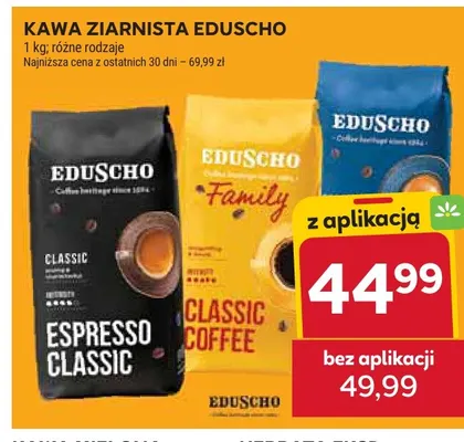 Kawa ziarnista Eduscho promocja w Stokrotka