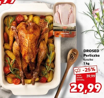 Perliczka tuszka promocja w Kaufland