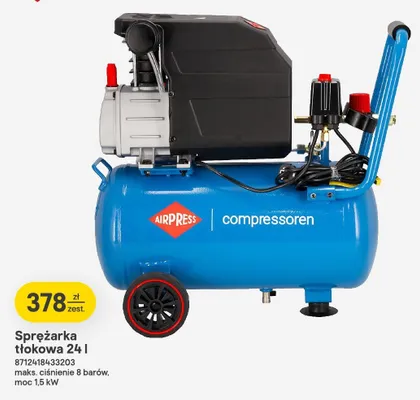 Sprężarka tłokowa 24l promocja w Castorama