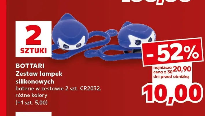 Zestaw lampek silikonowych Bottari 2-pak promocja w Kaufland