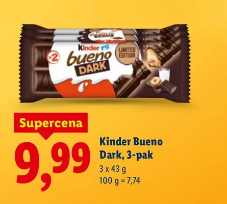 Kinder Bueno Dark promocja w Lidl