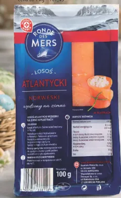 Łosoś atlantycki wędzony na zimno plastry promocja w Leclerc