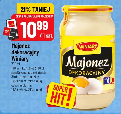 Majonez dekoracyjny Winiary promocja w POLOmarket