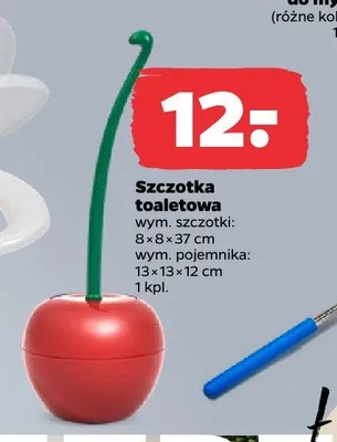Szczotka toaletowa 8x8x37cm promocja w Netto