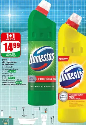 Płyn do mycia wc Thick Bleach Pine Fresh promocja w Dino