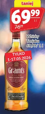 Whisky Grant's Triple Wood promocja w Prim Market