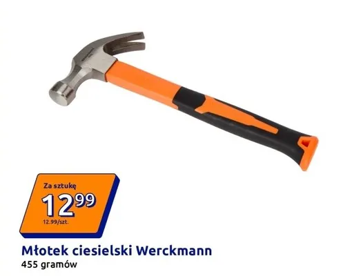 Młotek ciesielski 455 gramów promocja w Action