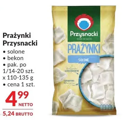 Prażynki Przysnacki solone promocja w Makro