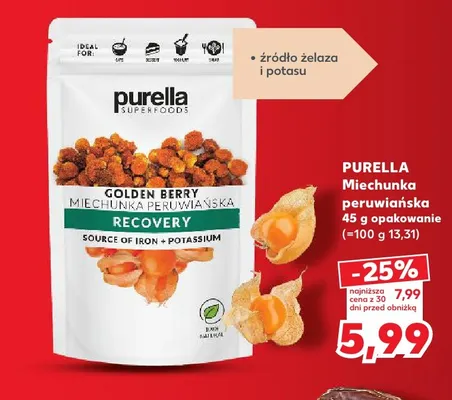 Miechunka peruwiańska Purella promocja w Kaufland