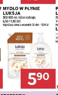 Mydło w płynie Luksja promocja w Stokrotka
