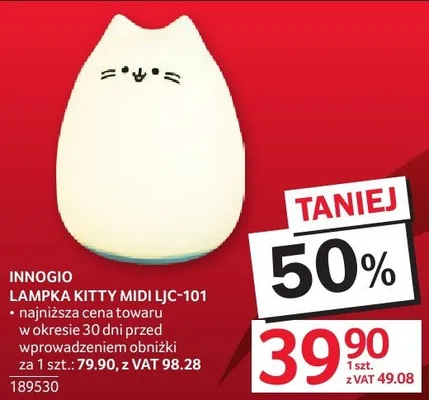 Lampka Kitty Midi LJC-101 promocja w Selgros