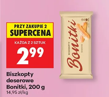 Biszkopty deserowe promocja w Biedronka
