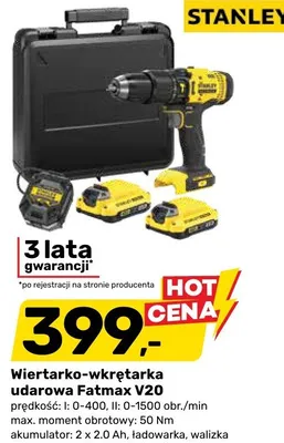 Wiertarko-wkrętarka udarowa Fatmax V20 promocja w Bricomarche