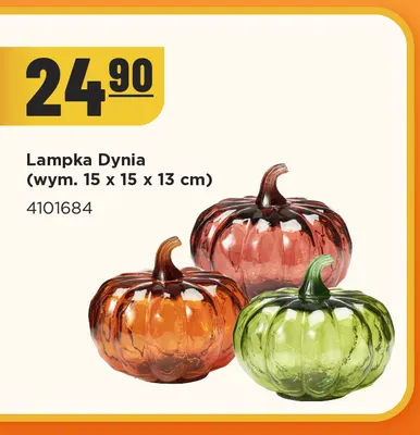 Lampka Dynia 15x15x13 cm promocja w MR. DIY