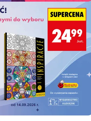 Kolorowanka Inspiracje Aura promocja w Biedronka