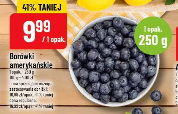 Borówki amerykańskie promocja w POLOmarket