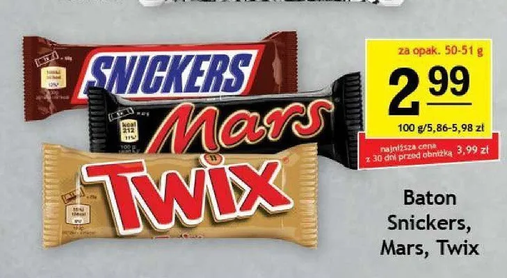 Baton Mars promocja w Gram Market