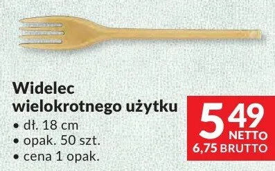 Widelec wielokrotnego użytku 18cm promocja w Makro