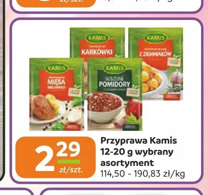Przyprawa do gulaszu Kamis promocja w Społem Częstochowa