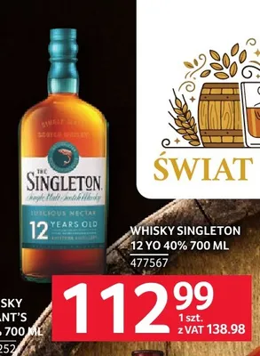 Whisky Singleton 12 YO promocja w Selgros