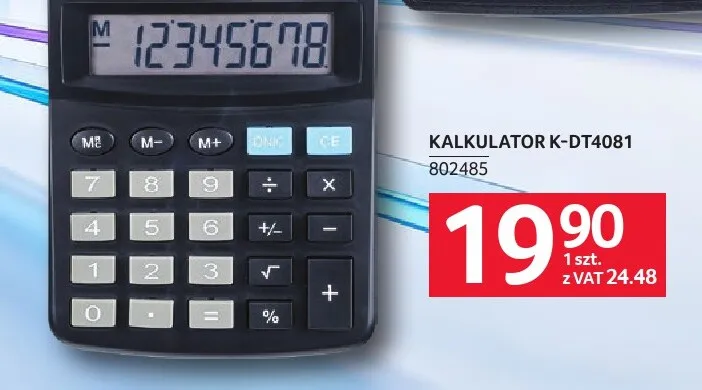 Kalkulator Donau K-DT4081 promocja w Selgros