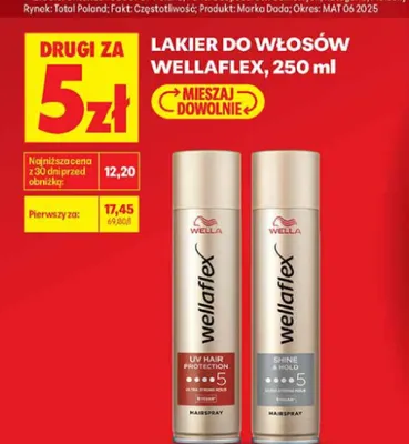 Lakier do włosów Wellaflex promocja w Biedronka