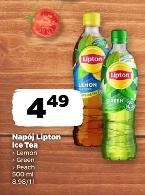 Napój Lipton Ice Tea Peach promocja w Netto