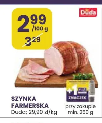 Szynka farmerska Duda promocja w Stokrotka